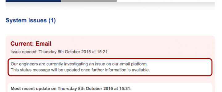 Email servers down at Fasthosts