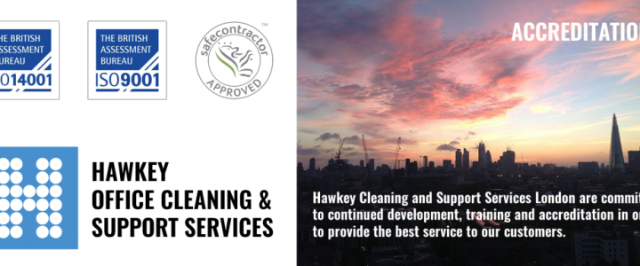 Hawkey Office Cleaning London - Fully Accredited