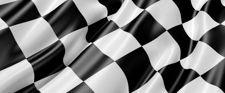 Race day track flag