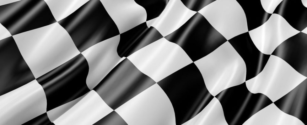 Race day track flag